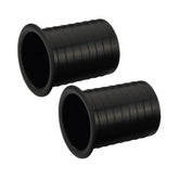 2x Monacor 75mm Bass Reflex Port Tube for Speaker Cabinet